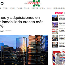 Fusiones y adquisiciones en sector inmobiliario crecen ms de 92%